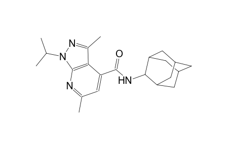 N-(2-adamantyl)-1-isopropyl-3,6-dimethyl-1H-pyrazolo[3,4-b]pyridine-4-carboxamide