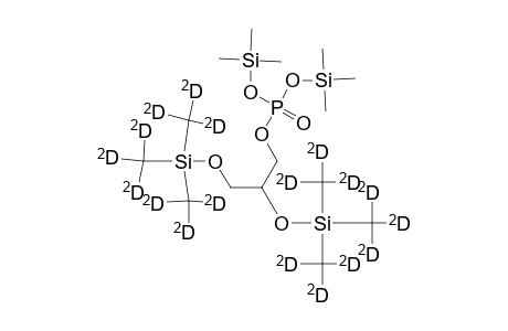 L-.alpha.-glycerophosphate bis(trimethylsilyl) ester bis(trimethylsilyl-D9) ether