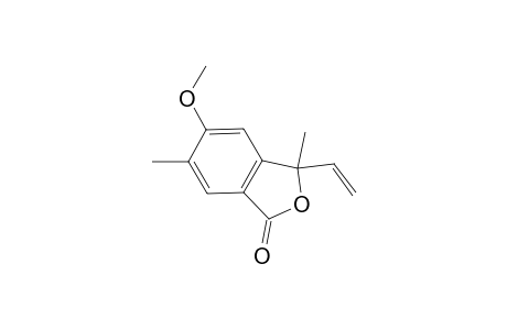 3-Ethenyl-5-methoxy-3,6-dimethyl-1-isobenzofuranone
