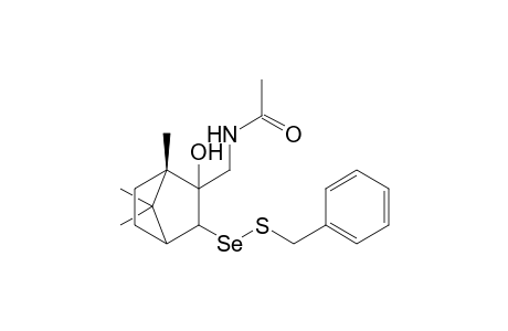 (R)-[2-Acetamidomethyl-2-hydroxy-1,7,7-trimethyl-bicyclo[2.2.1]hept-3-yl]selenenyl benzyl sulfide