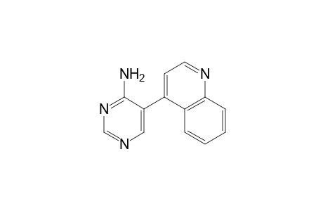 4-(4-amino-5-pyrimidinyl)quinoline
