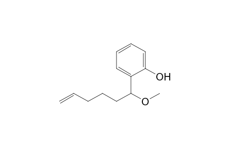 2-(1-Methoxyhex-5-enyl)phenol