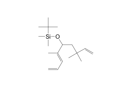 5-[(tert-Butyldimethylsilyl)oxy]-4,7,7-trimethyl-1,3,8-nonatriene