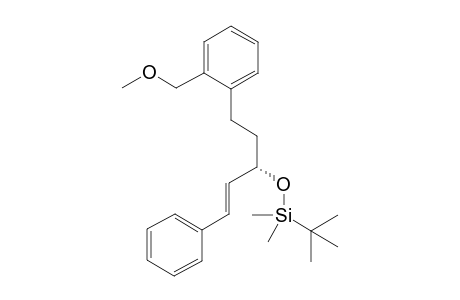(S,E)-3-tert-Butyldimethylsilyloxy-5-[(2-methoxymethyl)-phenyl]-1-phenylpent-1-ene