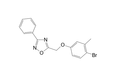 1,2,4-Oxadiazole, 5-(4-bromo-3-methylphenoxy)methyl-3-phenyl-