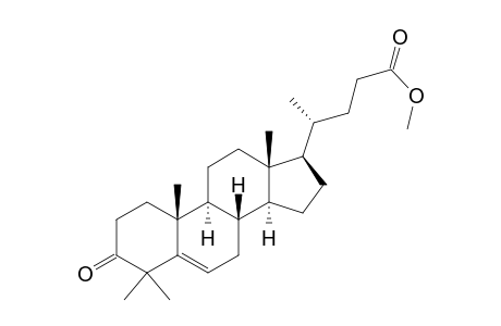 (4R)-4-[(8S,9S,10R,13R,14S,17R)-3-keto-4,4,10,13-tetramethyl-2,7,8,9,11,12,14,15,16,17-decahydro-1H-cyclopenta[a]phenanthren-17-yl]valeric acid methyl ester