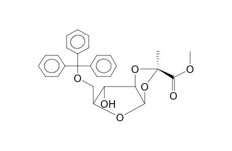 5-O-TRITYL-1,2-O-[1-(EXO-METHOXYCARBONYL)ETHYLIDENE]-BETA-L-ARABINOFURANOSE