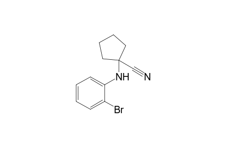 1-[(2-Bromophenyl)amino]cyclopentane-1-carbonitrile