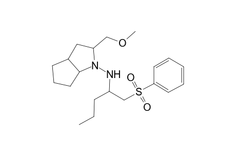 2-[(2'-Aza-3'-(methoxymethylbicyclo[3.3.0]octan-2'-yl)amino]pentyl phenyl sulfone