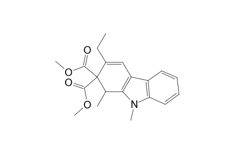 2H-Carbazole-2,2-dicarboxylic acid, 3-ethyl-1,9-dihydro-1,9-dimethyl-, dimethyl ester