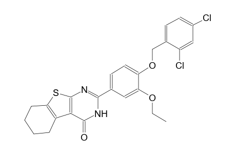2-{4-[(2,4-dichlorobenzyl)oxy]-3-ethoxyphenyl}-5,6,7,8-tetrahydro[1]benzothieno[2,3-d]pyrimidin-4(3H)-one