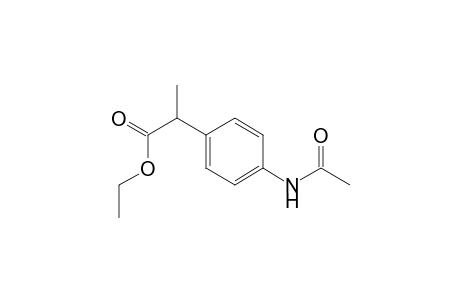 2-(4-acetamidophenyl)propanoic acid ethyl ester