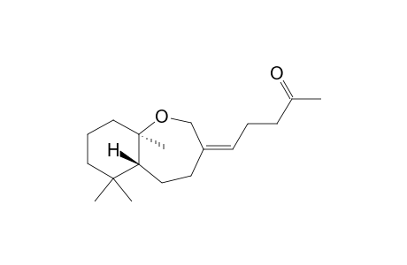 (Z)-5-((5aR,9aR)-6,6,9a-trimethyloctahydrobenzo[b]oxepin-3(2H)-ylidene)pentan-2-one