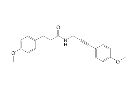 3-(4-Methoxyphenyl)-N-(3-(4-methoxyphenyl)prop-2-yn-1-yl)propanamide