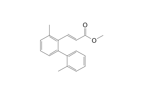 3-[6'-Methyl-2'-(2"-methylphenyl)phenyl]propenoic methyl ester