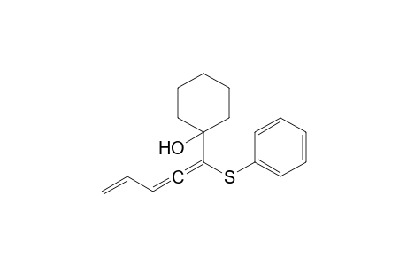 1-Phenylsulfenyl1-(1-hydroxycyclohexyl)-1,2,4-pentatriene