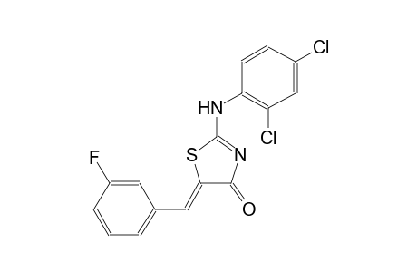 (5Z)-2-(2,4-dichloroanilino)-5-(3-fluorobenzylidene)-1,3-thiazol-4(5H)-one
