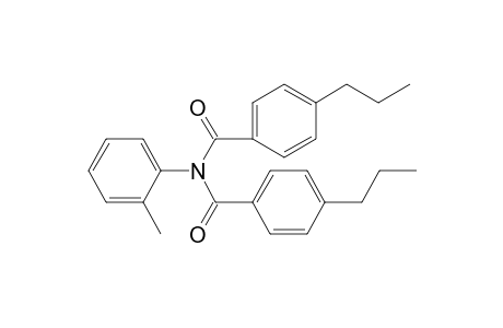 4-Propyl-N-(4-propylbenzoyl)-N-(2-methylphenyl)benzamide