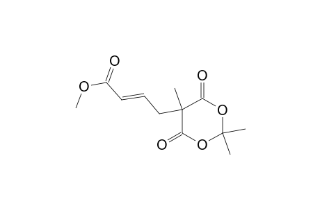 2,2,5-Trimethyl-5-(3-carbomethoxy-2-propenyl)-1,3-dioxane-4,6-dione