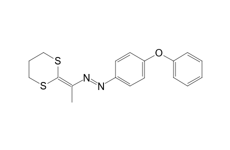 (E)-1-(1-(1,3-Dithian-2-ylidene)ethyl)-2-(4-phenoxyphenyl)diazene