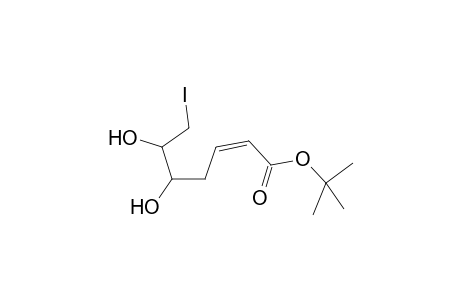tert-Butyl (2E/Z)-2,3,4,7-tetradeoxy-7-iodo-D-ribo-hept-2-enoate