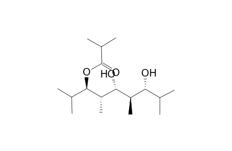 (3RS,4SR,5RS,6RS,7RS)-5,7-Dihydroxy-2,4,6,8-tetramethylnonan-3-yl isobutyrate