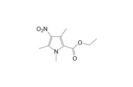 4-nitro-1,3,5-trimethylpyrrole-2-carboxylic acid, ethyl ester