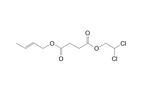 Succinic acid, 2,2-dichloroethyl but-2-en-1-yl ester