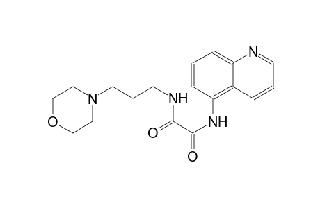 N~1~-[3-(4-morpholinyl)propyl]-N~2~-(5-quinolinyl)ethanediamide