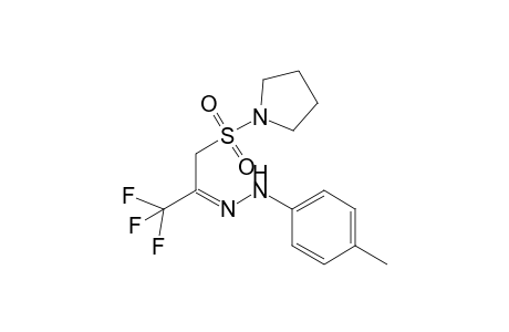 N-[2-(4-Methylphenyl)hydrazono-3,3,3-trifluoropropyl]sulfonylpyrrolidine