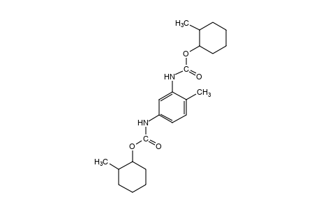 (4-methyl-m-phenylene)dicarbamic acid, bis(2-methylcyclohexyl)ester