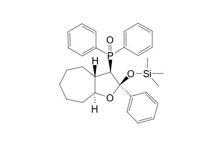 (1R*,6R*,9R*,10R*)-10-Diphenylphiosphinoyl-9-phenyl-9-trimethylsilyloxybicyclo[5.3.0]-8-oxadecane