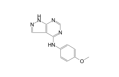 1H-pyrazolo[3,4-d]pyrimidin-4-amine, N-(4-methoxyphenyl)-