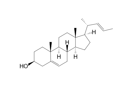 (3S,8S,9S,10R,13R,14S,17R)-10,13-dimethyl-17-[(E,1R)-1-methylbut-2-enyl]-2,3,4,7,8,9,11,12,14,15,16,17-dodecahydro-1H-cyclopenta[a]phenanthren-3-ol