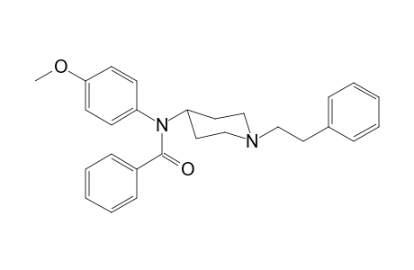 N-(4-Methoxyphenyl)-N-(1-(2-phenylethyl)piperidin-4-yl)benzamide