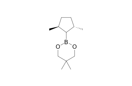 2-[(2'S,5'S)-2',5'-dimethylcyclopent-1'-yl]-5,5-dimethyl-1,3-dioxa-2-borinane