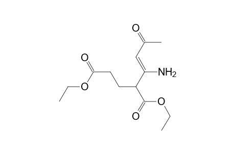 Pentanedioic acid, 2-(1-amino-3-oxo-1-butenyl)-, diethyl ester, (Z)-