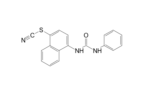 thiocyanic acid, 4-(3-phenylureido)-1-naphthyl ester