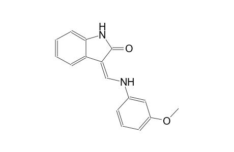 (3Z)-3-[(3-methoxyanilino)methylene]-1,3-dihydro-2H-indol-2-one