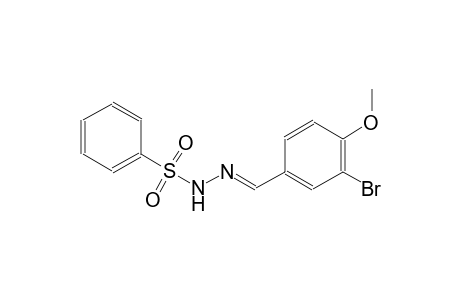 N'-[(E)-(3-bromo-4-methoxyphenyl)methylidene]benzenesulfonohydrazide