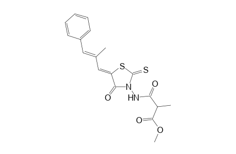 3-[2'-Methoxycarbonylpropionyl)amino]-5-[2'-methyl-3'-phenylpropenylidene]-2-thioxothiazolidin-4-one