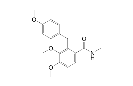 3,4-Dimethoxy-2-[(4-methoxyphenyl)methyl]-N-methyl-benzamide