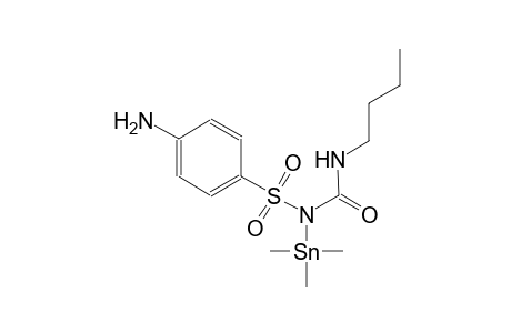 {[(4-aminophenyl)sulfonyl][(butylamino)carbonyl]amino}(trimethyl)stannane