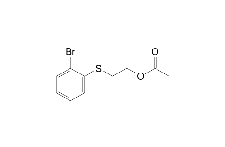 Ethanol, 2-[(2-bromophenyl)thio]-, acetate