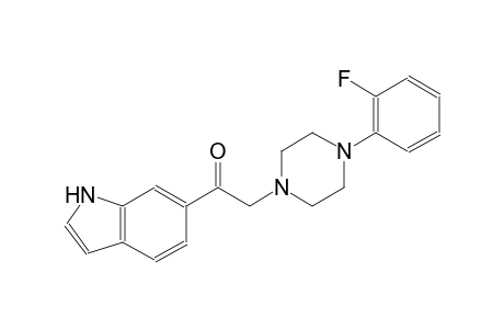 ethanone, 2-[4-(2-fluorophenyl)-1-piperazinyl]-1-(1H-indol-6-yl)-