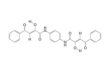 (2Z)-2-hydroxy-N-(4-{[(2Z)-2-hydroxy-4-oxo-4-phenyl-2-butenoyl]amino}phenyl)-4-oxo-4-phenyl-2-butenamide