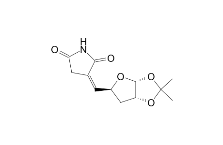 .alpha.-D-erythro-Pentofuranose, 3,5-dideoxy-5-(2,5-dioxo-3-pyrrolidinylidene)-1,2-O-(1-methylethylidene)-, (E)-