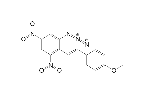 (E)-1-(2-Azido-4,6-dinitrophenyl)-2-(4-methoxyphenyl)ethene