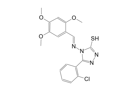 5-(2-chlorophenyl)-4-{[(E)-(2,4,5-trimethoxyphenyl)methylidene]amino}-4H-1,2,4-triazol-3-yl hydrosulfide