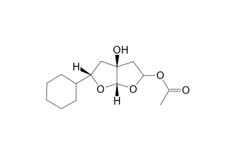 (2S*/R*,3aR*,5S*)-2-Acetyl-5-cyclohexy-3a-hydroxy-perhydrofuran[2,3-b]furan